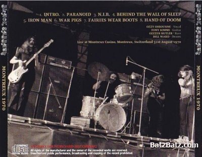 Black Sabbath - Montreux 1970 (2010 Bootleg) Lossless