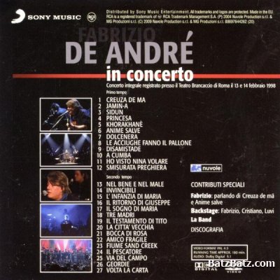 Fabrizio De Andre' - Opera Completa (Box 19 CD + 1 DVD9) (2009) (Lossless)