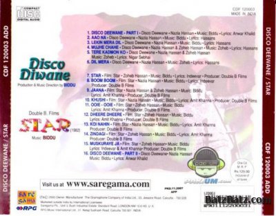 Nazia Hassan - Disco Diwane and Star (2000)