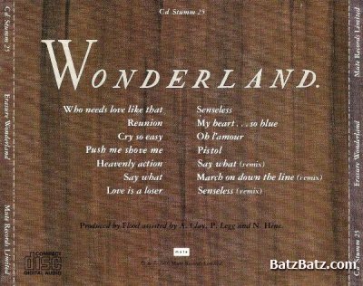 Erasure - Wonderland (1986) (Lossless)