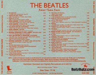 The Beatles - Rarer Than Rare 1978 (Remaster 2001) (Lossless)