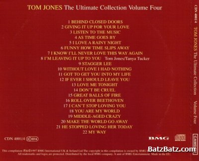 Tom Jones - The Ultimate Collection (4CD) 1997 (Lossless + MP3)