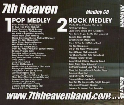 7th Heaven - Medley CD (2008)