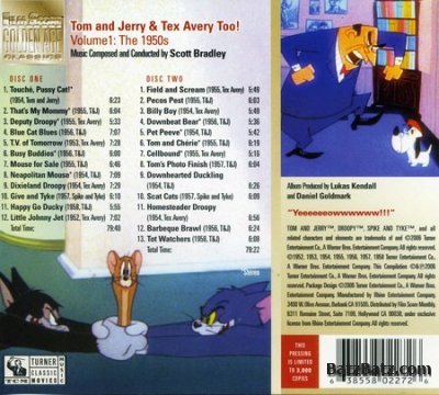 Scott Bradley - Tom and Jerry & Tex Avery Too! - Vol. 1: The 1950s [2CD] (2006)