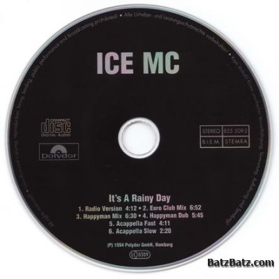 Ice MC - It's A Rainy Day (CDM) 1994 (Lossless+MP3)