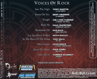 Voices Of Rock 2 - High & Mighty (2009) Lossless