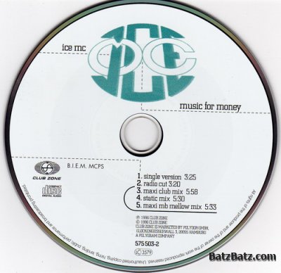 Ice MC - Music For Money (CDM) 1996 (Lossless+MP3)