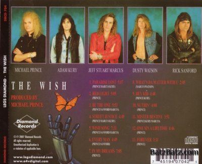 Legs Diamond - The Wish 1993 (Diamond Rec. 2007) Lossless