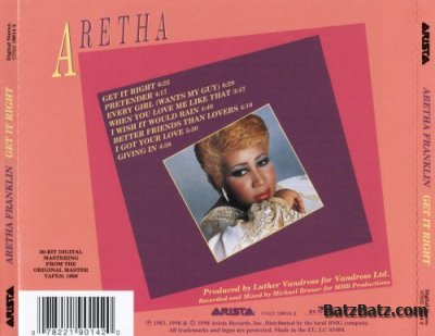 Aretha Franklin - Get It Right (1983) [Lossless]