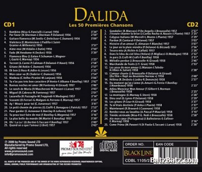 Dalida - Les 50 Premieres Chanson (2CD) 2009