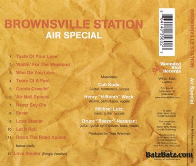 Brownsville Station - A Night on the Town / Air Special  1972/1978 (Wounded Bird Rec. 2005/2006) Lossless