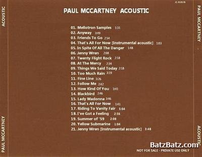 Paul McCartney - Acoustic 2005 (bootleg)