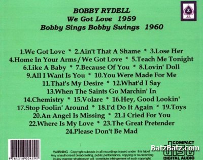 Bobby Rydell - We Got Love & Bobby Sings, Bobby Swings (1959-1960)