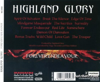 Highland Glory - Forever Endeavour (2005) Lossless