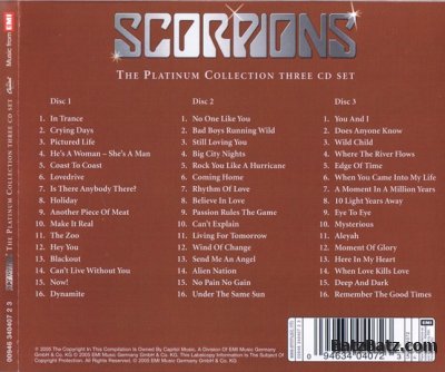 Scorpions - The Platinum Collection 2005 (3CD Set) Lossless