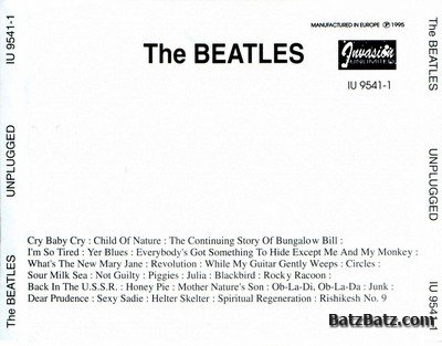 The Beatles - Unplugged 1995 (bootleg) LOSSLESS