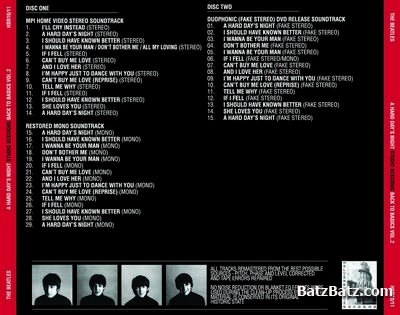 The Beatles - A Hard Days Night Studio Sessions: Back To Basics Vol.2  2011 (bootleg) LOSSLESS