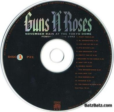 Guns N' Roses - November Rain at the Tokyo Dome, February 22nd 1992 (2011) (Bootleg)