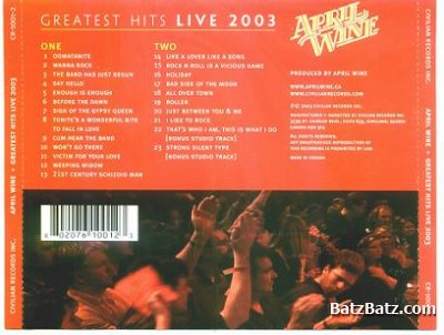 April Wine - Greatest Hits Live (2003)