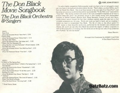 The Don Black Orchestra & Singers  The Don Black Movie Songbook (1970)