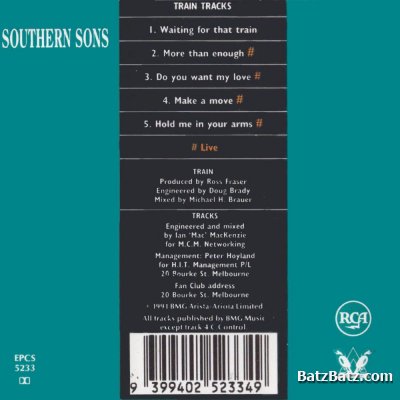 Southern Sons - Train Tracks 1991