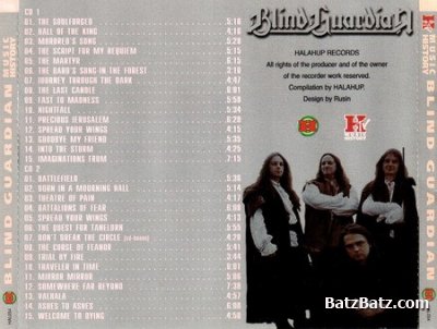 Blind Guardian - Music History (Compilation) 2CD (2003) (Lossless + MP3)