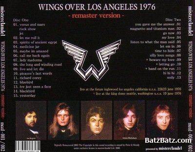 Paul McCartney & Wings - Wings Over Los Angeles 1976 (bootleg)