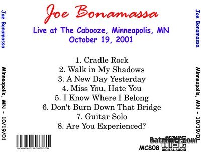 Joe Bonamassa - Live At The Cabooze 2001 (bootleg)