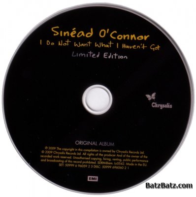 Sinead O'Connor - I Do Not Want What I Haven't Got 1990 (2009 Remastered) (Lossless)