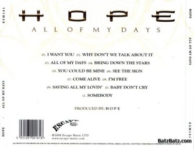 Hope - All Of My Days 2008