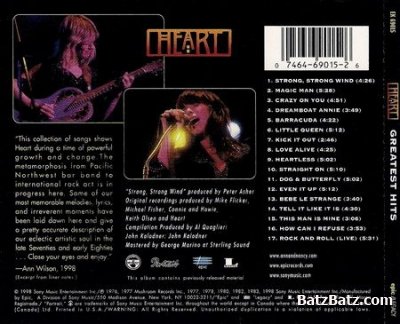Heart - Greatest Hits (1998) (Lossless + MP3)