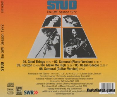 Stud - SWF Session 1972 (Long Hair Rec. 2009) Lossless