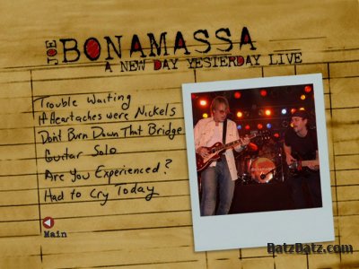 Joe Bonamassa - A New Day Yesterday Live (2001) (DVD9)
