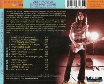 Deep Purple - Days May Come And Days May Go (2CD Special Edition) 2008 (Lossless)