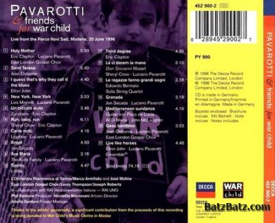 Pavarotti & Friends - For War Child (1996) (Lossless + MP3)