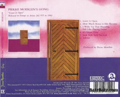 Pierre Moerlen's Gong - Leave it Open 1981 (2010 Esoteric Recording/24Bit Master) Lossless