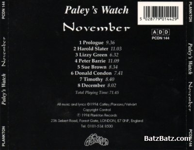 Paley's Watch - November 1994