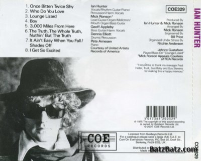 Ian Hunter - Ian Hunter 1975 (COE Rec. 2004) Lossless