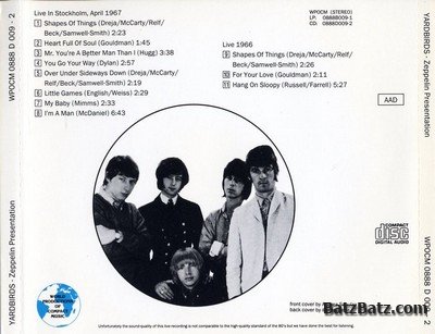 The Yardbirds - Zeppelin Presentation (bootleg) 1998