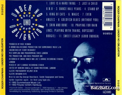 Roger Chapman - Under No Obligation 1992