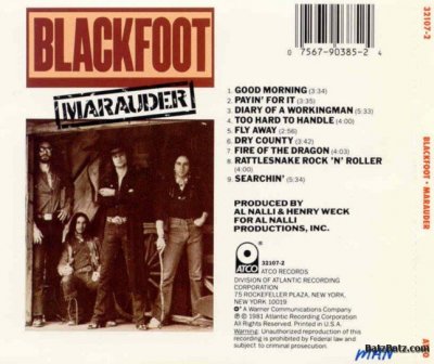 Blackfoot - Marauder (1981) (Lossless)