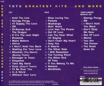 Toto - Greatest Hits And More... 3CD (2002) Lossless