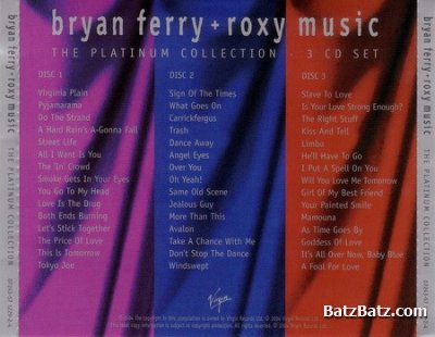 Bryan Ferry + Roxy Music - The Platinum Collection (3CD) 2004 (Lossless + MP3)