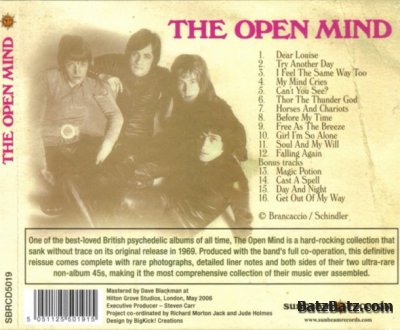 The Open Mind - The Open Mind 1967-69 (Sunbeam Records 2006) Lossless