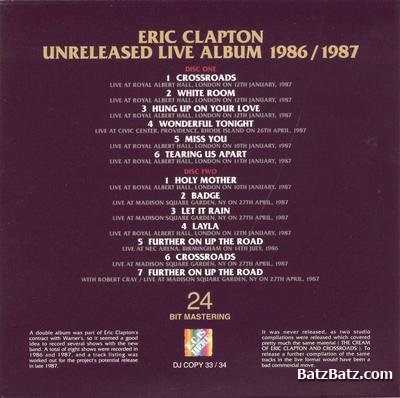 Eric Clapton (feat.Mark Knopfler) - Unreleased Live Album 19861987 (2003) (bootleg) LOSSLESS+MP3