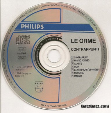 Le Orme - Contrappunti (1974) [Lossless]
