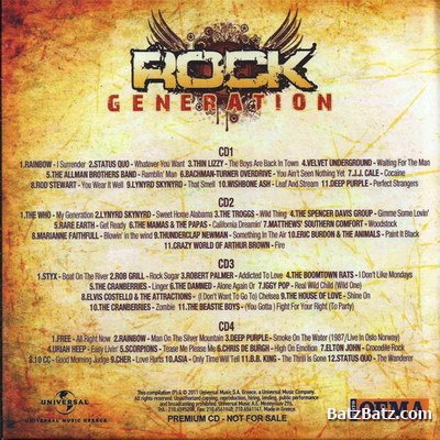 VA - Rock Generation (Box 4 CD)(2011) [Lossless + 3]