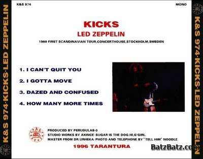 Led Zeppelin - Kicks 1969 (bootleg) LOSSLESS