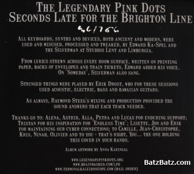 Legendary Pink Dots - Seconds Late For The Brighton Line (2010) Lossless