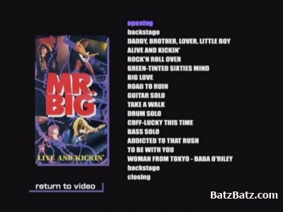 Mr. Big - Live and Kickin' (1992) DVD9